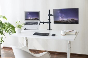 Stojan na notebook na držák na monitor VESA 75x75 - 2