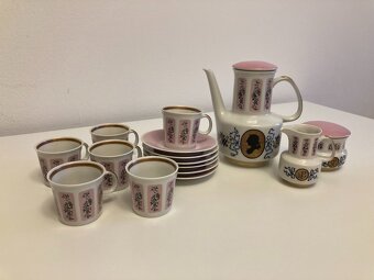 Porcelánový čajový servis Pirkenhammer – ateliér LADA - 2