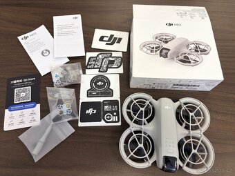 DJI Neo – Stav nového kusu (létaný 3x), v záruce - 2