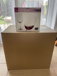 Tenké sklenice na víno Viola 450 ml - 1 skl. /42,- Kč - 2