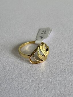 Zlatý prsten 14K, 2,50 g, vel.55 - 2