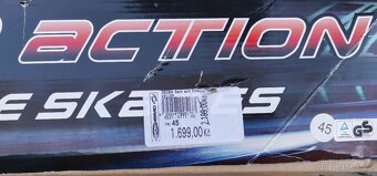 Kolečkové brusle (in-line) Evo action - 2