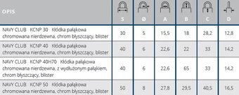 Visací zámek na skříňku Gerda - 2