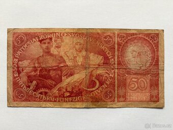 50 koruna 1929 - 2