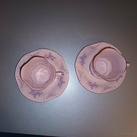 Růžový porcelánový set - 2