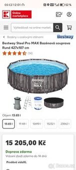 Bazén Bestway 427 x 107 cm - 2