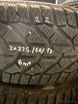 2x zimní pneu r17 225/60/17 - 2