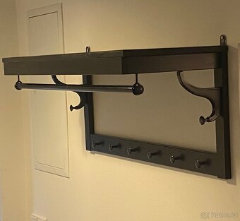 Věšák IKEA, barva černá - 2