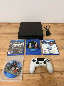 Playstation 4 slim 500GB +4 hra - 2