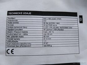 Kamera inspekční USB - 2