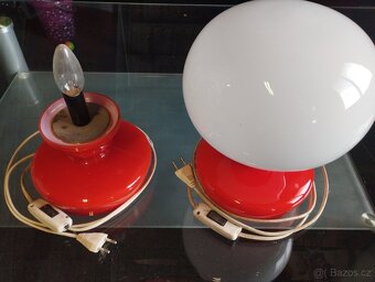 Retro lampy sklo - 2