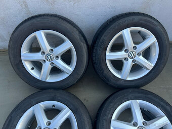 195/65R15 letní pneu alu kola VW GOLF VII 6x15 5x112 ET43 - 2