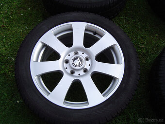 4 XZIMNÍ HLINÍKOVÁ KOLA ŠKODA OCTAVIA SCOUT,YETI 225/50 R17. - 2