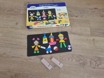 Magnetické dřevěné puzzle Detoa - 2
