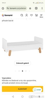 Dětská rostoucí postýlka Pinio 140x70 - 2