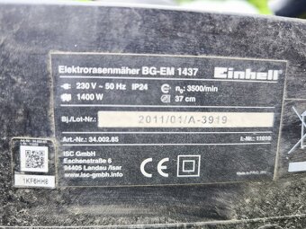 Elektrická sekačka Einhell BG-EM 1437 a 1336 - 2