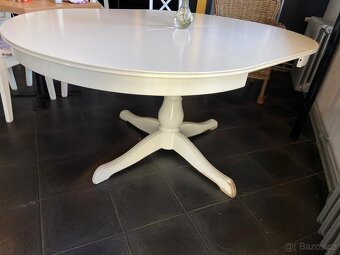 INGATORP – Rozkládací jídelní stůl IKEA, bíly, 110/155 cm - 2
