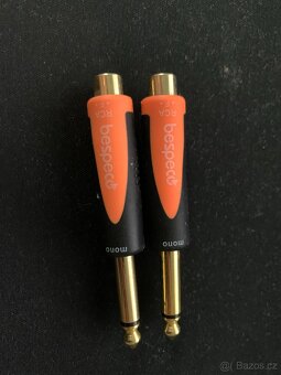 Redukce Jack 6,3 mm mono samec - samice RCA BESPECO SLAD305 - 2