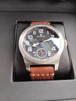 Steinhart Military 42 handaufzug, ruční nátah strojek UNITAS - 2