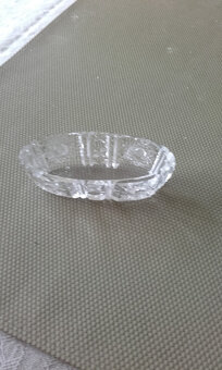 Kulatý tác na zákusky + miska na párátka - 2