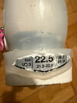 detske rostouci prezkace lyzaky zn.Elan 21,5-22,5 - 2