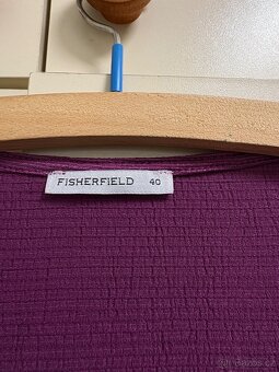 Fialová a černá halenka - 2