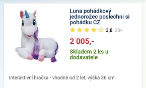 Luna pohádkový jednorožec SLOVENSKY - 2
