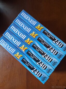 VHS videokazety zabalené. - 2