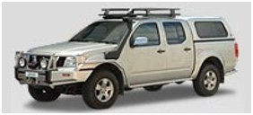 Zvýšené sání - šnorchl Nissan Navara, Pathfinder - 2