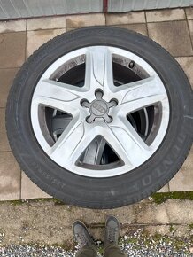 4x originál alu Audi se zimními pneu Dunlop - 2