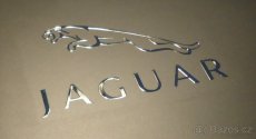 JAGUAR LOGO nalepka Metal Edition CHROM 2KUSY - 2
