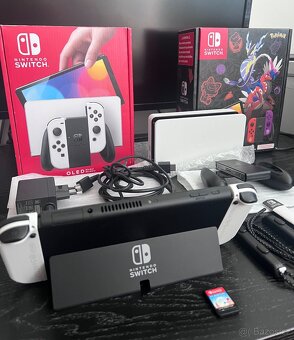 Nintendo Switch OLED super stav + hra No Man’s Sky - 2
