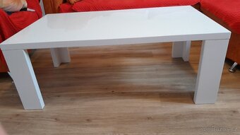 Konferenční stůl bílý lak - 2
