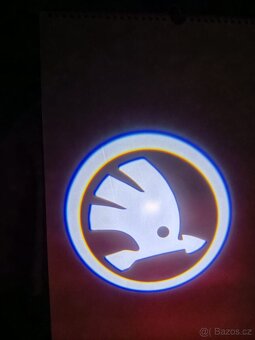 Led logo Projektor Škoda pro Superb II, III 2008- - 2