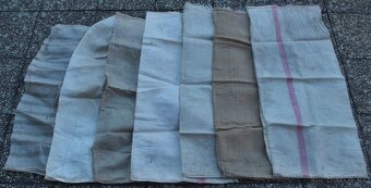 7 pytlů od brambor cca 55 x 120 cm, různá kvalita - 2