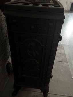 Historické litinové kamna - 2