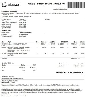 Lednice s mrazničkou nepoužívaná, ještě rok záruka - 2