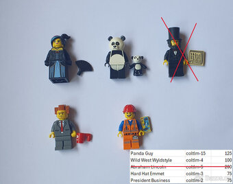 Lego Minifigurky z různých sérií; - 2