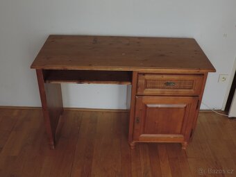 Dřevený psací stůl Francouzské výroby - masiv - 2