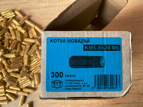 Mosazná rozpínací kotva 8x24 M6 - 2