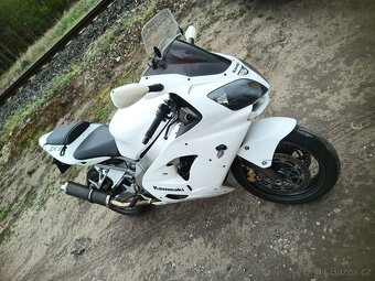 Kawasaki ZX9R 2002, 43 tkm, Laděný výfuk, LED blinkry - 2