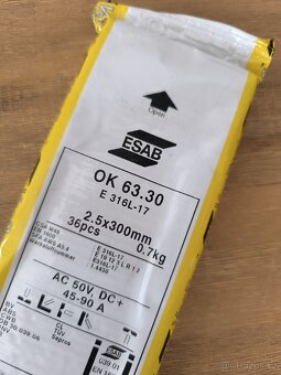 Svařovací elektroda ESAB OK 63.30 2,5×300mm, 36ks - 2
