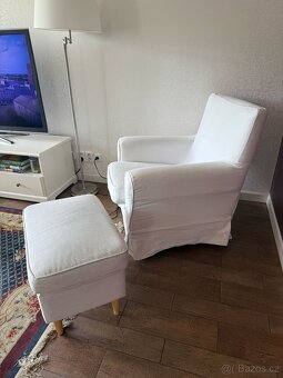 JENNYLUND IKEA křeslo + podnožka - 2