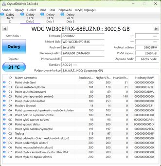 2x HDD WD Red 3TB - 2
