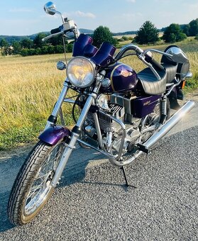 Jawa 350 Chopper s alarmem, el. startérem, TP ČR - 2