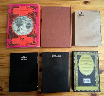 5x Jules Verne, 1x Karel May - 2