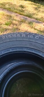 Prodám 4x letní zátěžové 215/65R16 C - 2