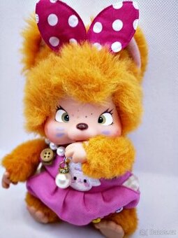 💖Mončičák monchichi, monchhichi vzácné Nyamy kotě FUCHSI - 2