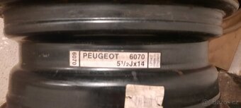 Plechové disky 51/2Jx14 Peugeot 306 - 2