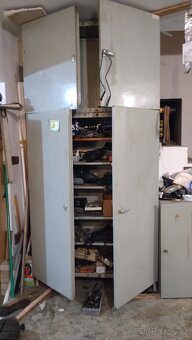 Plechová skříň regál skříň na nářadí - 2